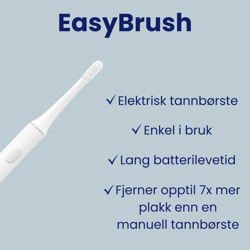 EasyBrush - Elektrisk Tannbørste